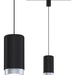 Riippuvalaisin kiskoon Paulmann URail Corus, E27, max.50W, himmennettävä, musta