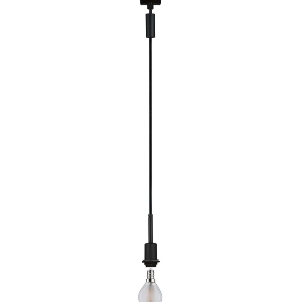 Riippuvalaisin kiskoon Paulmann URail DecoSystems Basic, E14, max.20W, himmennettävä, mattakromi