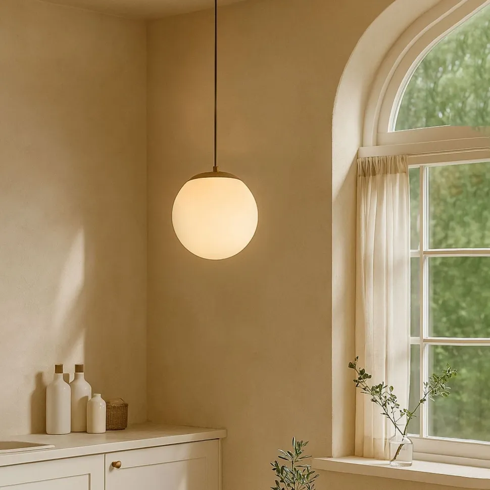 Riippuvalaisin Linento Lighting 242111 antiikkimessinki