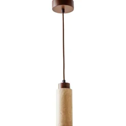 Riippuvalaisin Linento Lighting Babil, ø6.5cm, GU10, IP20, max. 10W, tummanruskea/beige