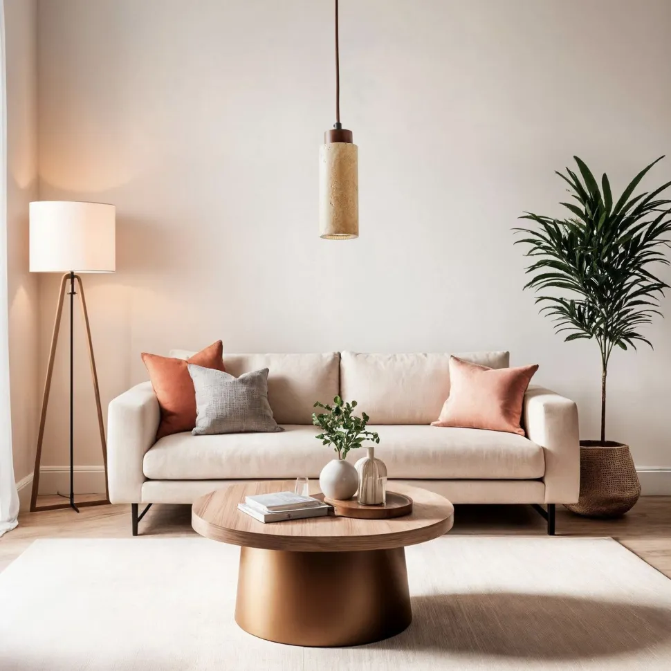 Riippuvalaisin Linento Lighting Babil, ø6.5cm, GU10, IP20, max. 10W, tummanruskea/beige