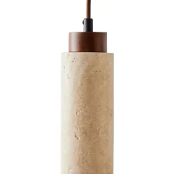 Riippuvalaisin Linento Lighting Babil, ø6.5cm, GU10, IP20, max. 10W, tummanruskea/beige