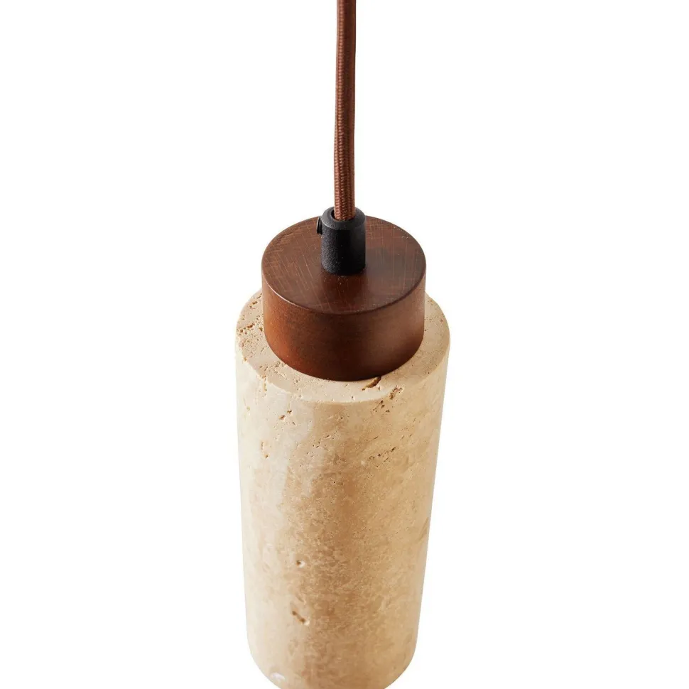 Riippuvalaisin Linento Lighting Babil, ø6.5cm, GU10, IP20, max. 10W, tummanruskea/beige