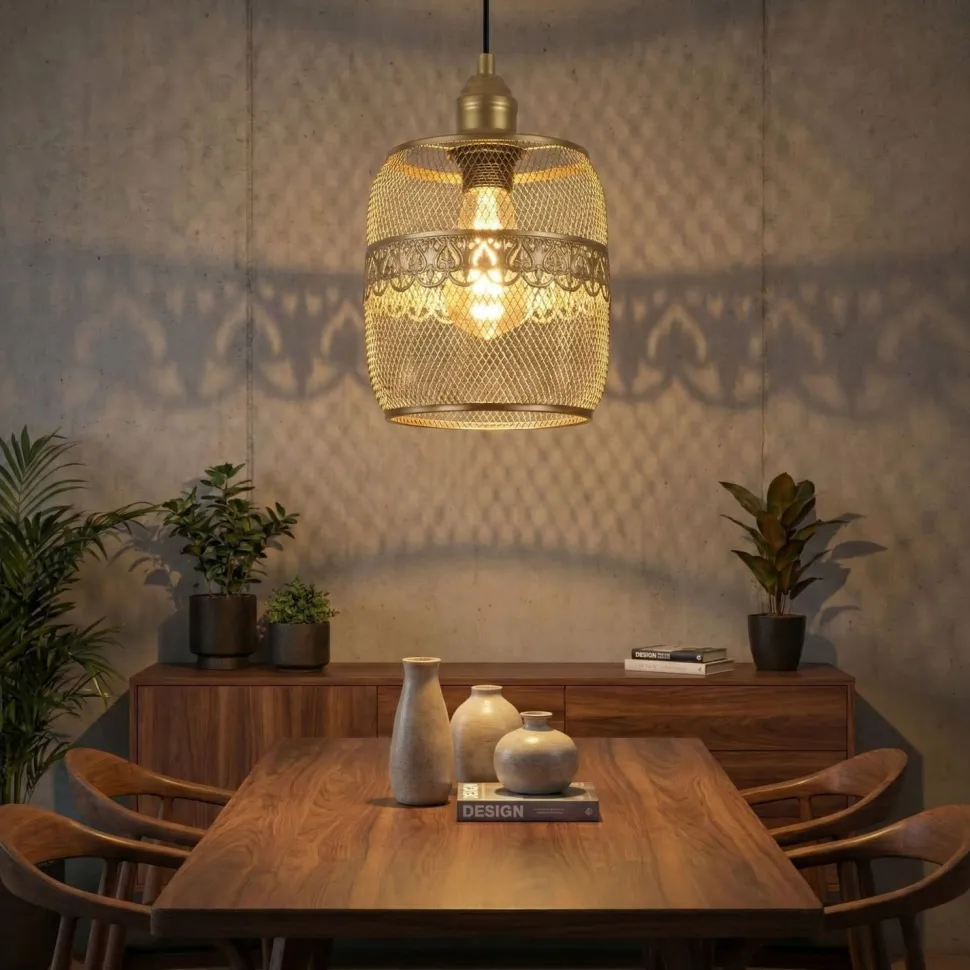 Riippuvalaisin Linento Lighting Berk Ø18cm kulta