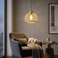 Riippuvalaisin Linento Lighting Berk Ø25cm kulta