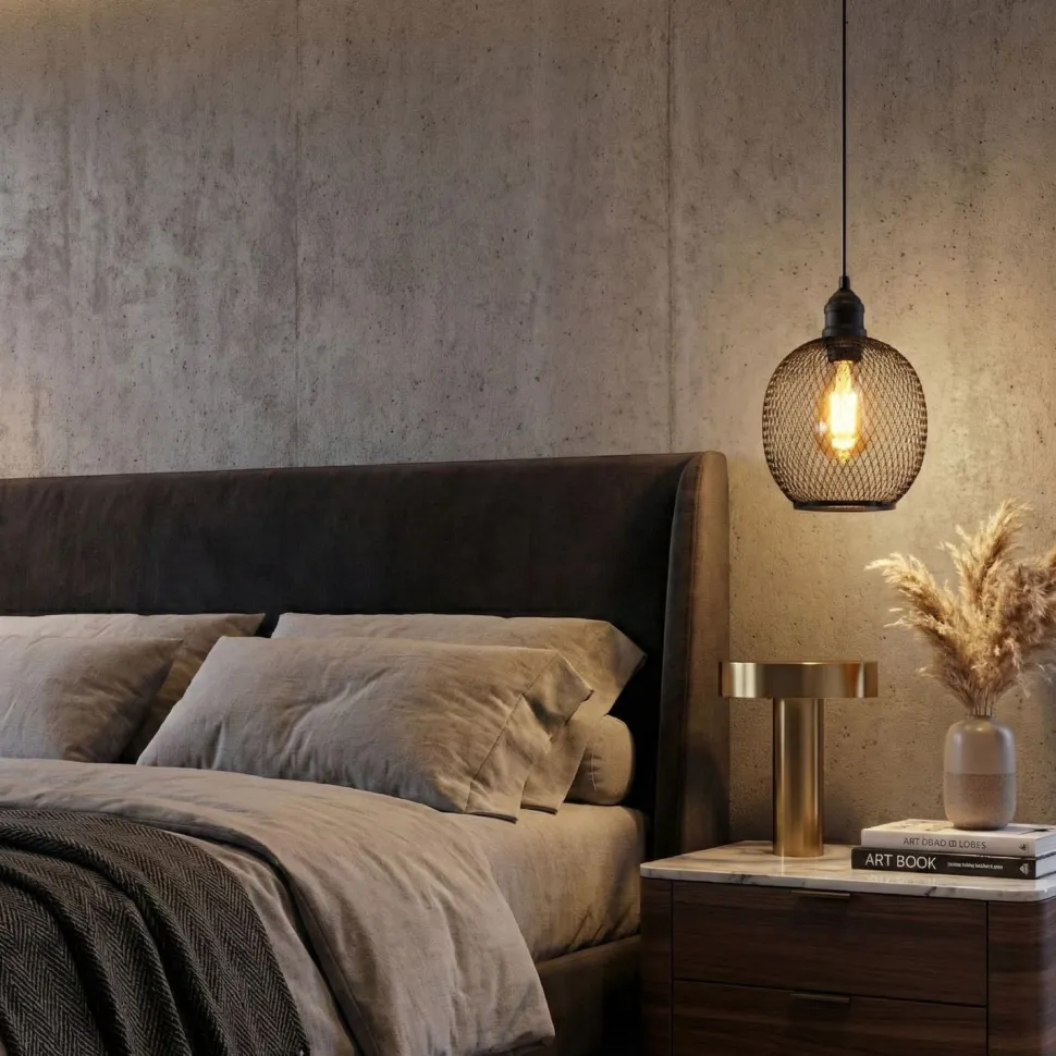 Riippuvalaisin Linento Lighting Berk pyöreä Ø24cm kulta