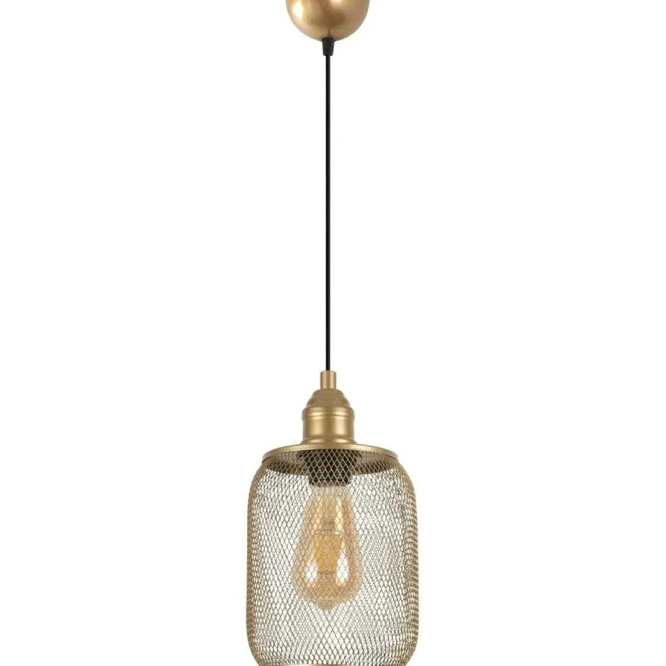 Riippuvalaisin Linento Lighting Berk sylinteri Ø15cm kulta
