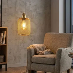 Riippuvalaisin Linento Lighting Berk sylinteri Ø15cm kulta