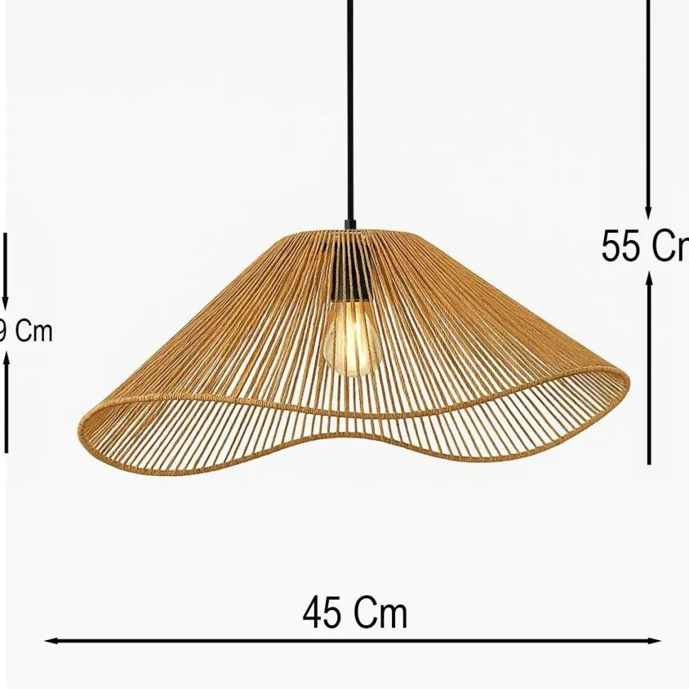 Riippuvalaisin Linento Lighting BK086, ø45cm, E27, max. 40W, IP20, oranssi