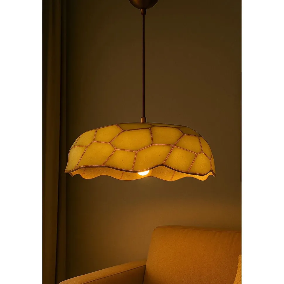 Riippuvalaisin Linento Lighting BK184 kulta/vaaleanvihreä