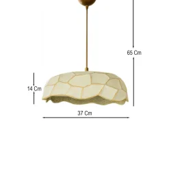 Riippuvalaisin Linento Lighting BK184 kulta/vaaleanvihreä