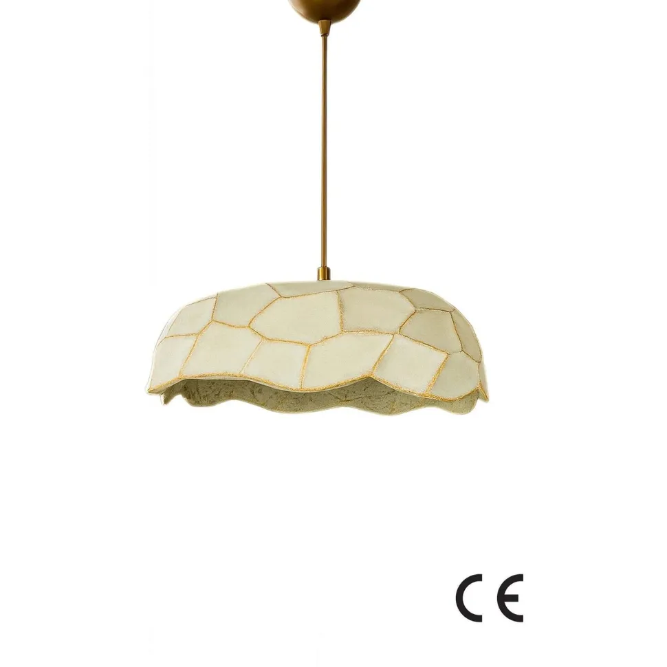 Riippuvalaisin Linento Lighting BK184 kulta/vaaleanvihreä