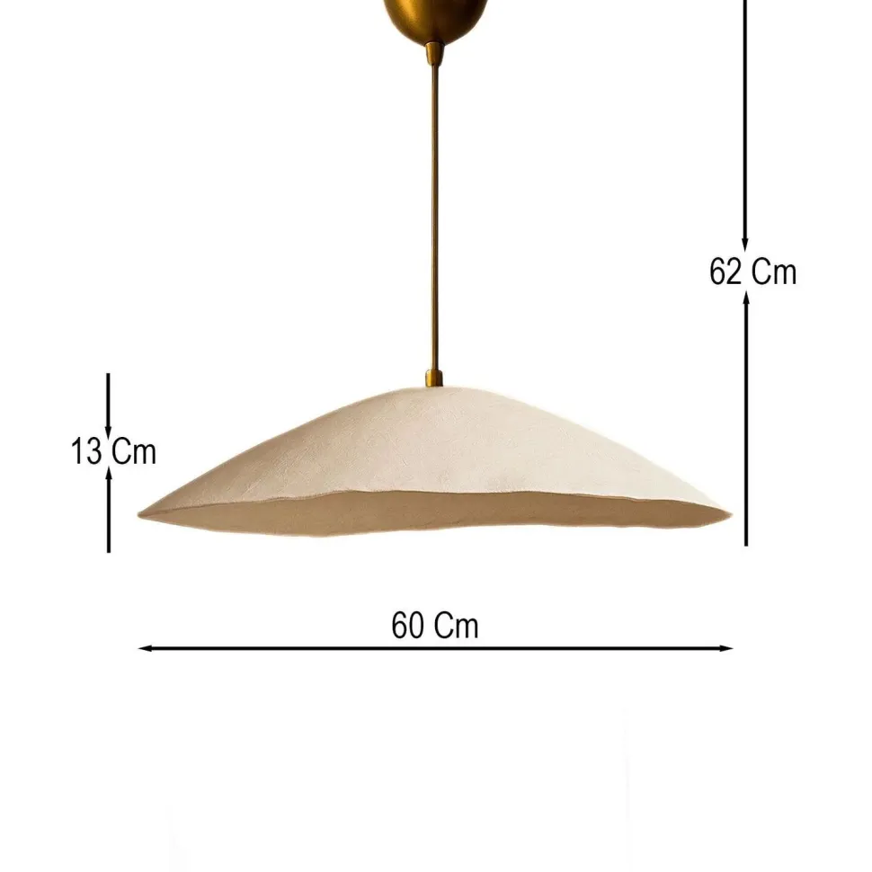 Riippuvalaisin Linento Lighting BK178 kulta/valkoinen