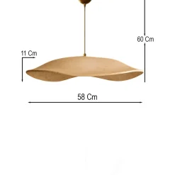 Riippuvalaisin Linento Lighting BK218 kupari/kulta/luonnonvalkoinen