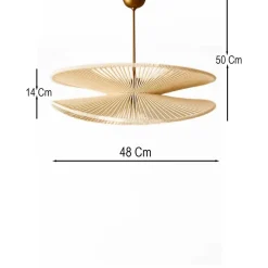 Riippuvalaisin Linento Lighting BK170 luonnonvalkoinen/kulta