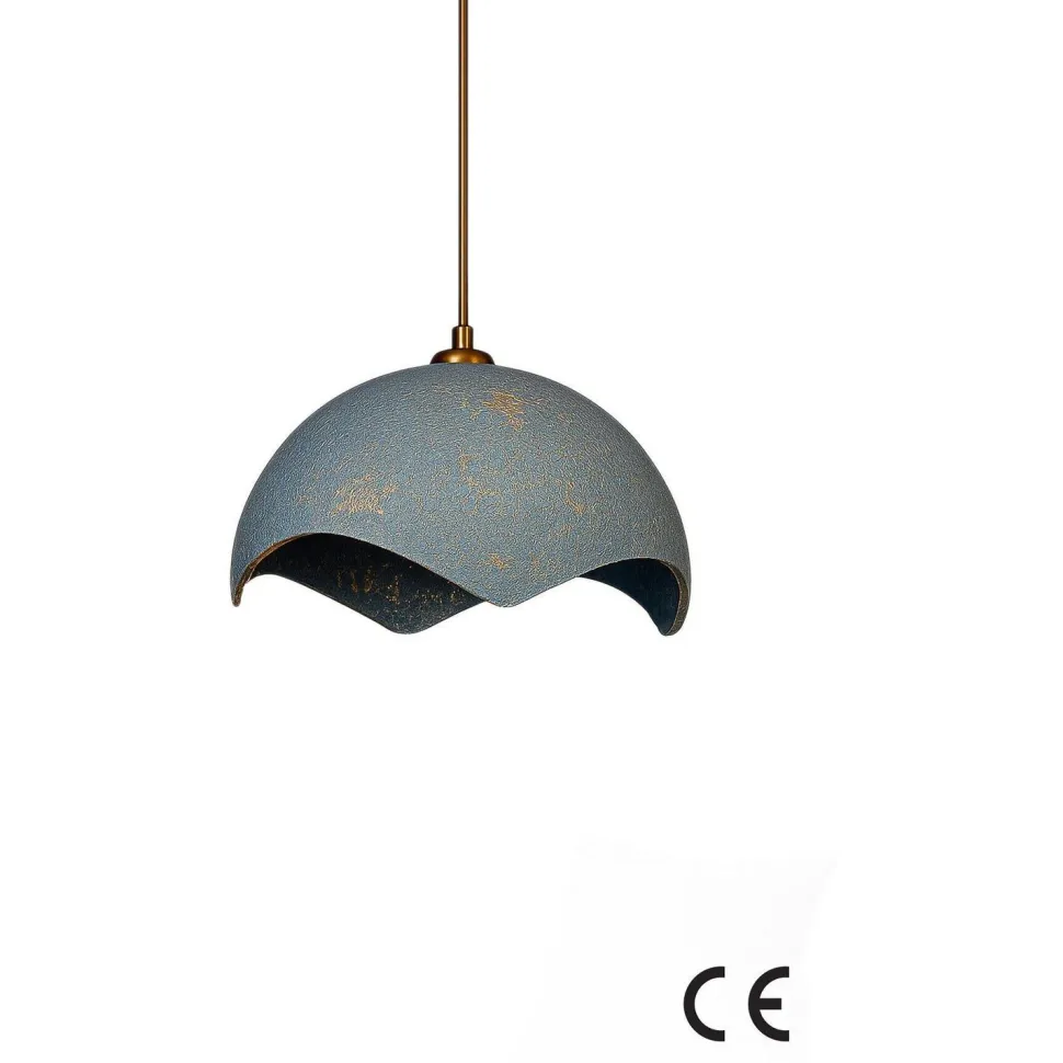 Riippuvalaisin Linento Lighting BK204 sininen/kulta