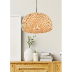 Riippuvalaisin Linento Lighting BRZ-340026, ø30cm, E27, max. 40W, IP20, bambu