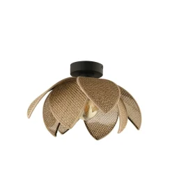 Riippuvalaisin Linento Lighting 64888, ø40cm, E27, max. 40W, IP20, beige/musta