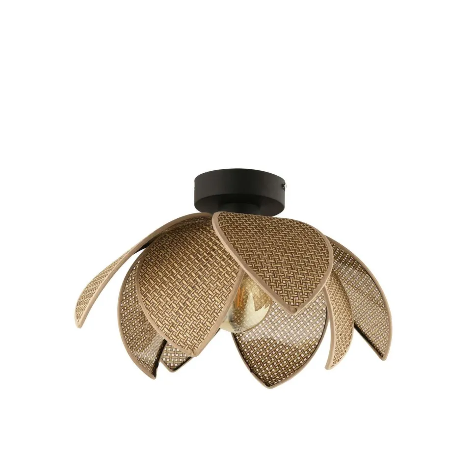 Riippuvalaisin Linento Lighting 64888, ø40cm, E27, max. 40W, IP20, beige/musta