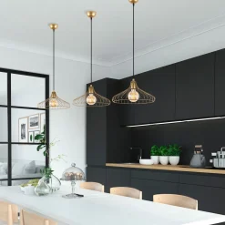 Riippuvalaisin Linento Lighting Depay, Ø36cm, säädettävä korkeus, kulta