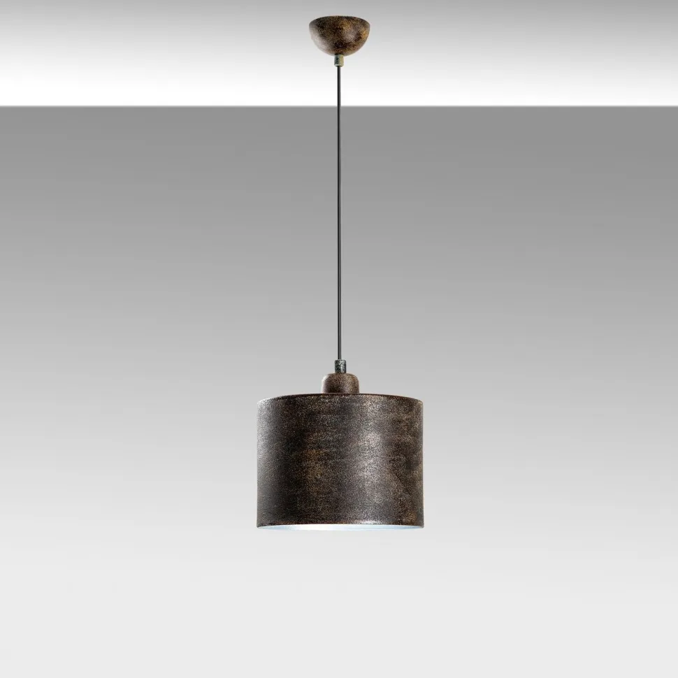 Riippuvalaisin Linento Lighting DUZ-195RETRO-1, Ø20cm, tummanruskea