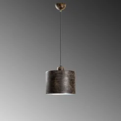 Riippuvalaisin Linento Lighting DUZ-195RETRO-1, Ø20cm, tummanruskea