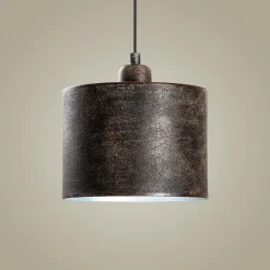 Riippuvalaisin Linento Lighting DUZ-195RETRO-1, Ø20cm, tummanruskea