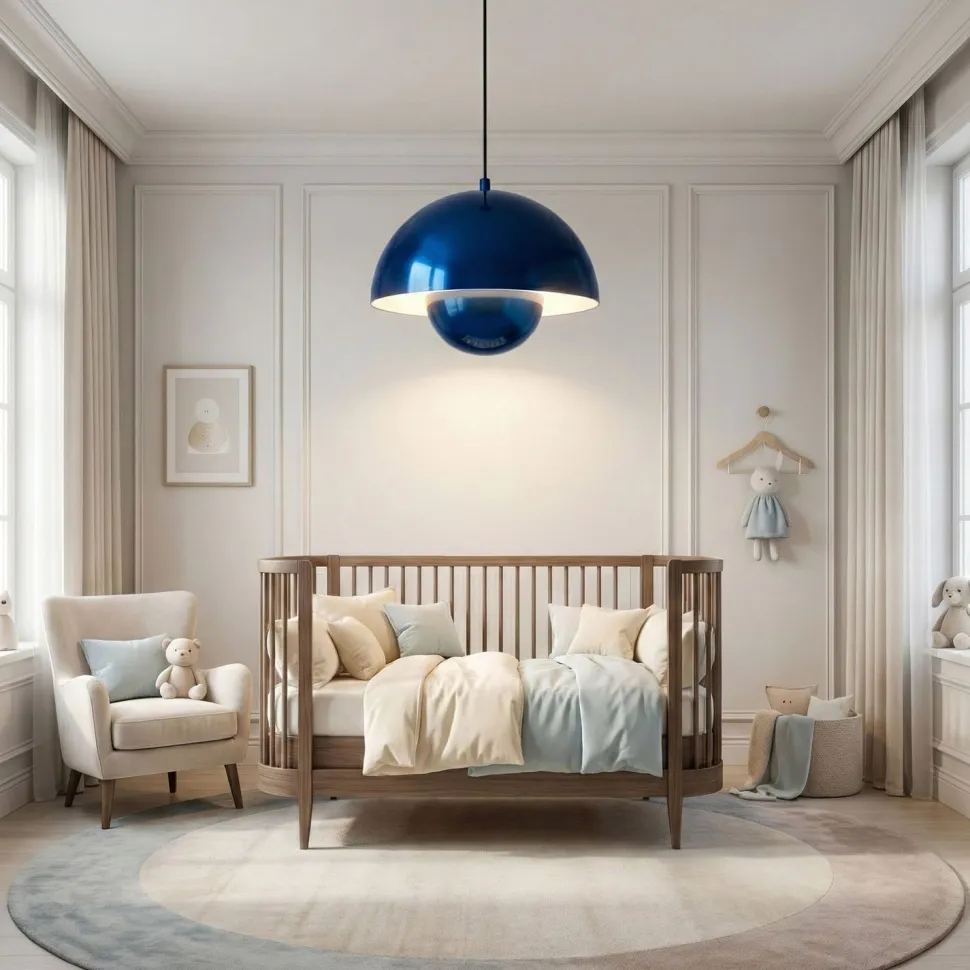 Riippuvalaisin Linento Lighting Eylul Ø30cm laivastonsininen