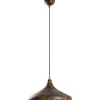 Riippuvalaisin Linento Lighting EYSAN-207-RETRO, Ø35cm, tummanruskea