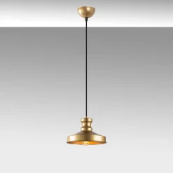 Riippuvalaisin Linento Lighting Gullu, Ø22cm, kulta
