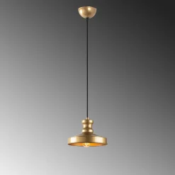 Riippuvalaisin Linento Lighting Gullu, Ø22cm, kulta