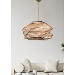 Riippuvalaisin Linento Lighting HM190, Ø36cm, E27, max. 40W, ruskea