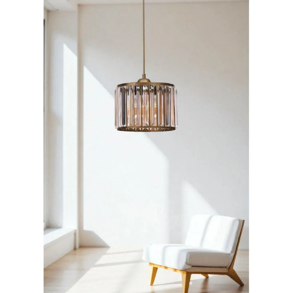 Riippuvalaisin Linento Lighting Hugo Ø21cm kulta