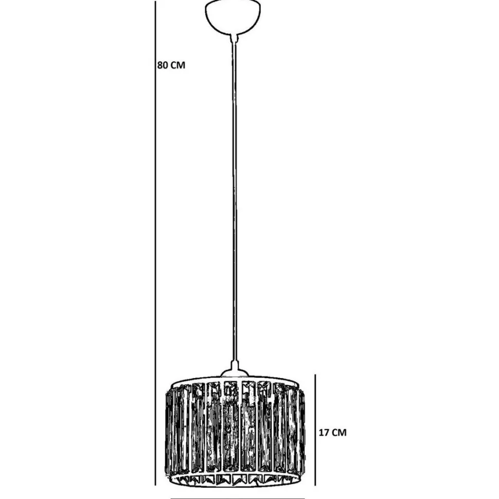Riippuvalaisin Linento Lighting Hugo Ø21cm kulta