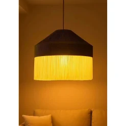 Riippuvalaisin Linento Lighting Ivernia, Ø40cm, E27, max. 40W, IP20, vihreä/kerma