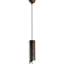 Riippuvalaisin Linento Lighting KESIKBORU-MR-976-RETRO, Ø8cm, tummanruskea