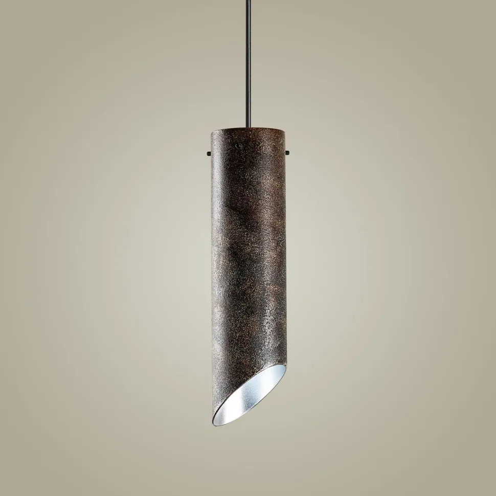 Riippuvalaisin Linento Lighting KESIKBORU-MR-976-RETRO, Ø8cm, tummanruskea