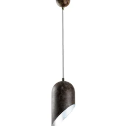 Riippuvalaisin Linento Lighting KESIK-6161-RETRO, Ø14cm, tummanruskea