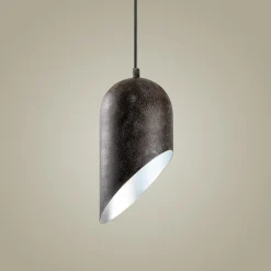 Riippuvalaisin Linento Lighting KESIK-6161-RETRO, Ø14cm, tummanruskea