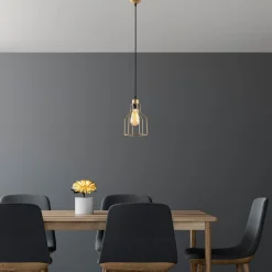 Riippuvalaisin Linento Lighting Kofi-N-1092-1, Ø17cm, kulta