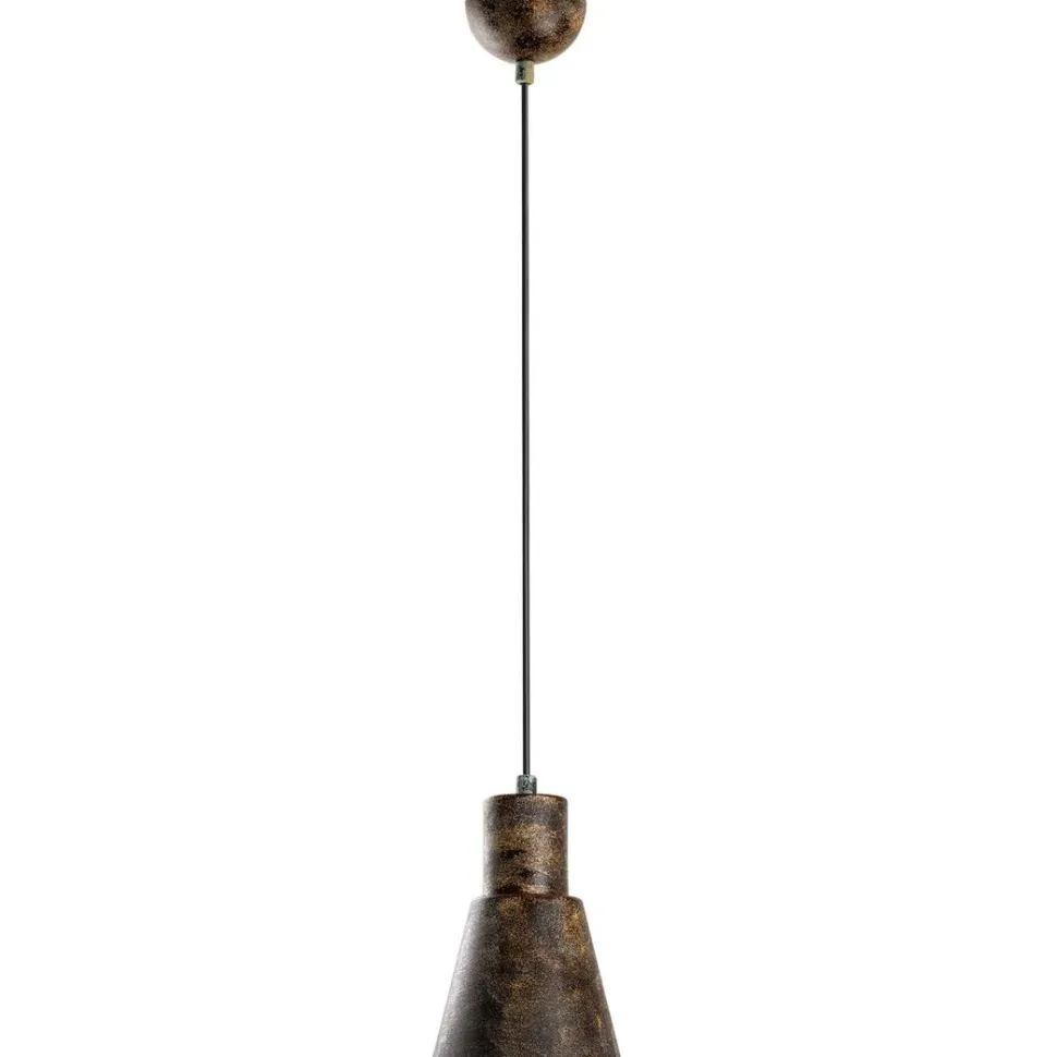 Riippuvalaisin Linento Lighting KONIKKEM-6362-RETRO, Ø14cm, tummanruskea