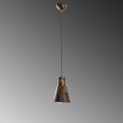 Riippuvalaisin Linento Lighting KONIKKEM-6362-RETRO, Ø14cm, tummanruskea