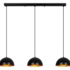Riippuvalaisin Linento Lighting Kure 30 Mr-7213, 3-osainen, 140x30x111cm, musta