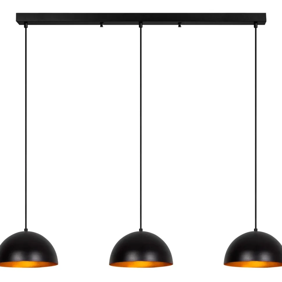 Riippuvalaisin Linento Lighting Kure 30 Mr-7213, 3-osainen, 140x30x111cm, musta
