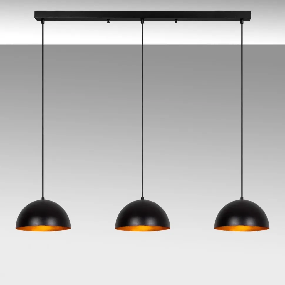 Riippuvalaisin Linento Lighting Kure 30 Mr-7213, 3-osainen, 140x30x111cm, musta
