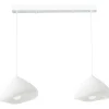 Riippuvalaisin Linento Lighting Lora 30-2-C-Luna, 2-osainen, valkoinen
