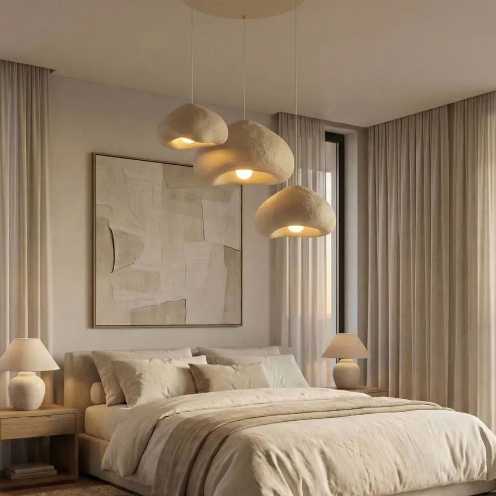 Riippuvalaisin Linento Lighting Lora Set-T-Nua-1001, 3-osainen, beige