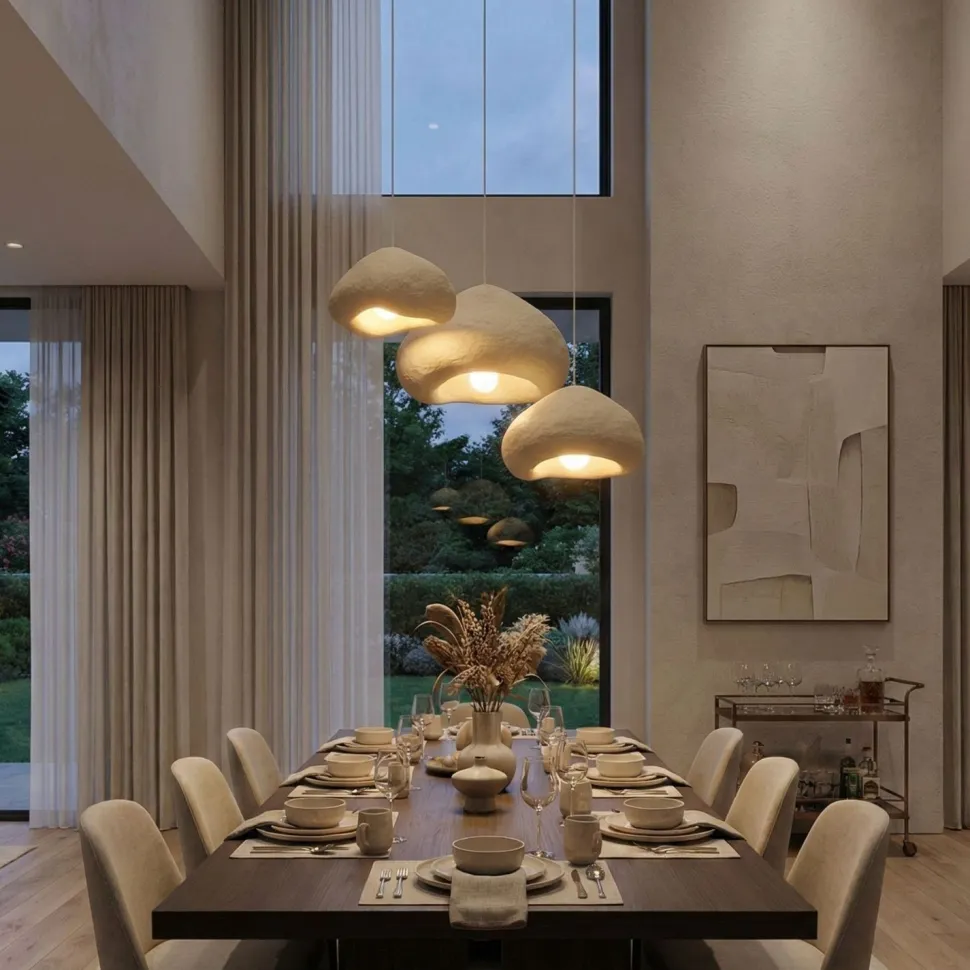 Riippuvalaisin Linento Lighting Lora Set-T-Nua-1001, 3-osainen, beige