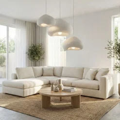 Riippuvalaisin Linento Lighting Lora Set-T-Nua, 3-osainen, valkoinen