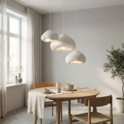 Riippuvalaisin Linento Lighting Lora Set-T-Nua, 3-osainen, valkoinen